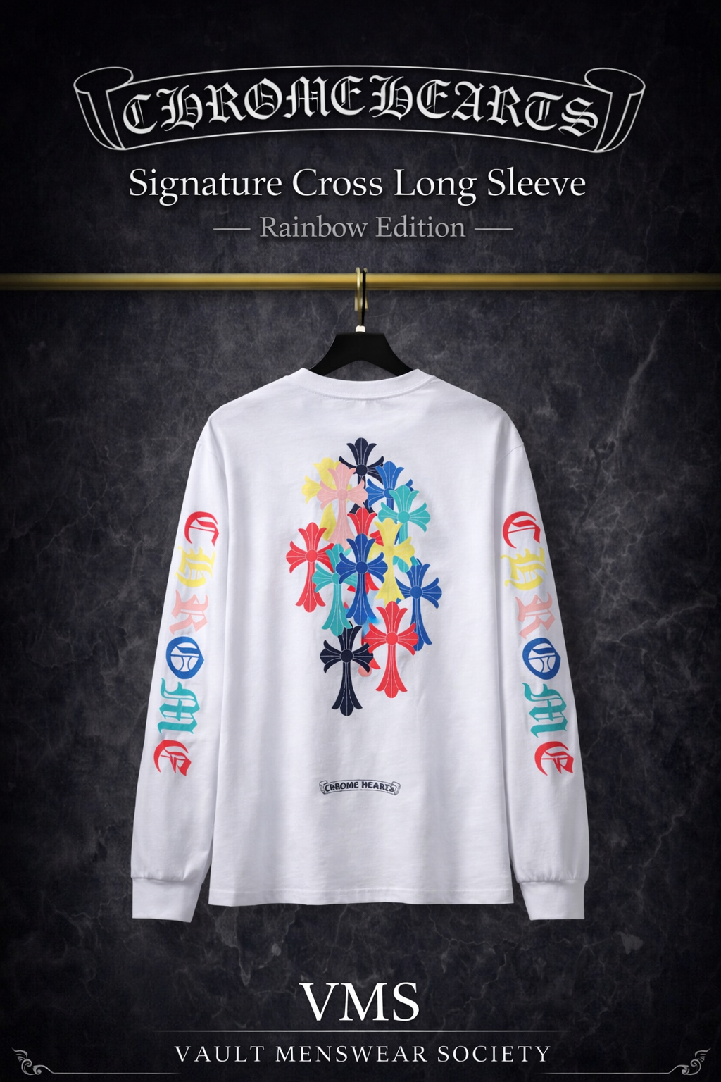 Chrome Hearts Signature Long Sleeve Raglan TEE