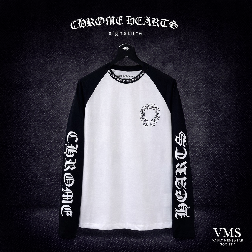Chrome Hearts Signature Long Sleeve Raglan TEE