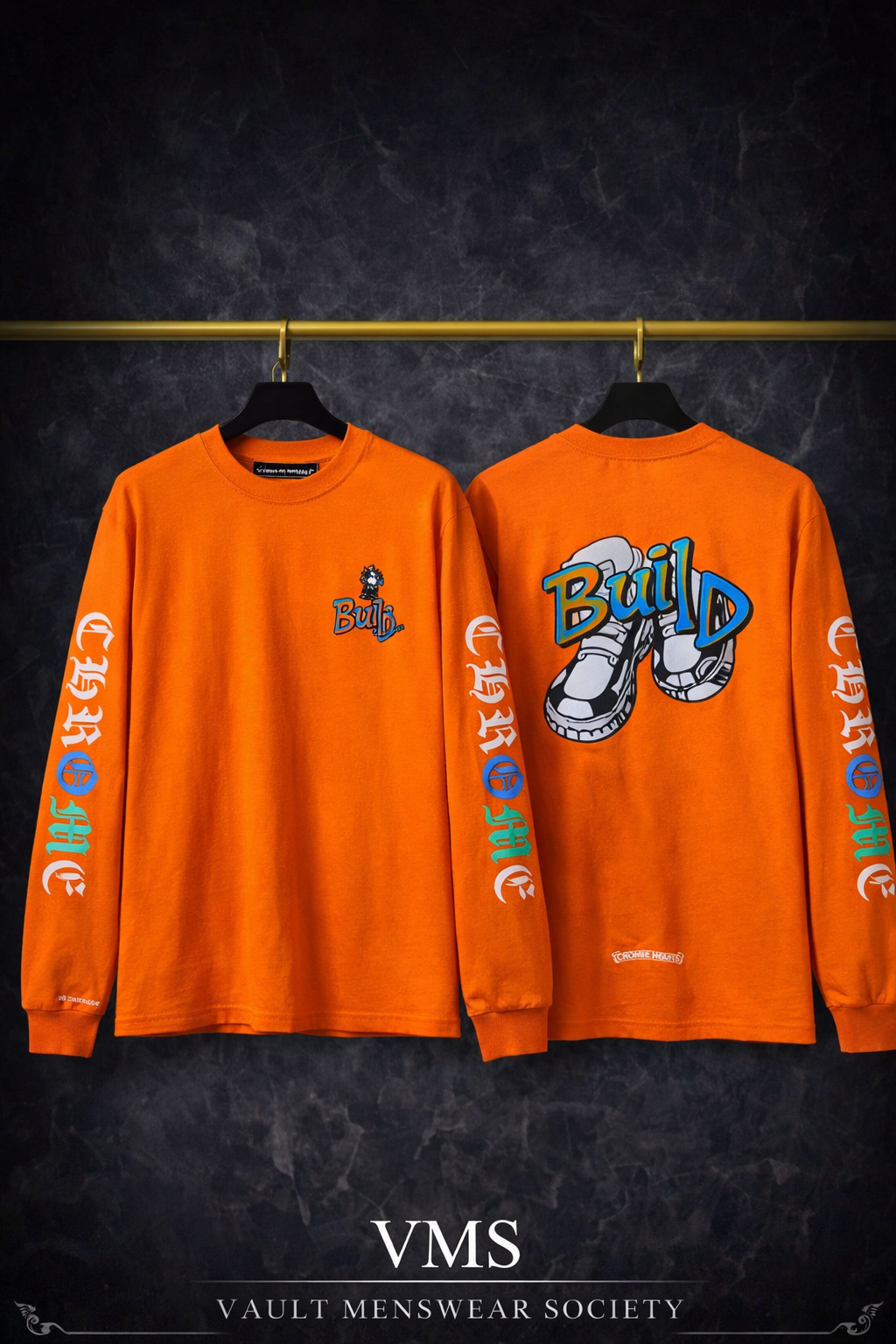 Chrome Hearts Signature Long Sleeve Raglan TEE