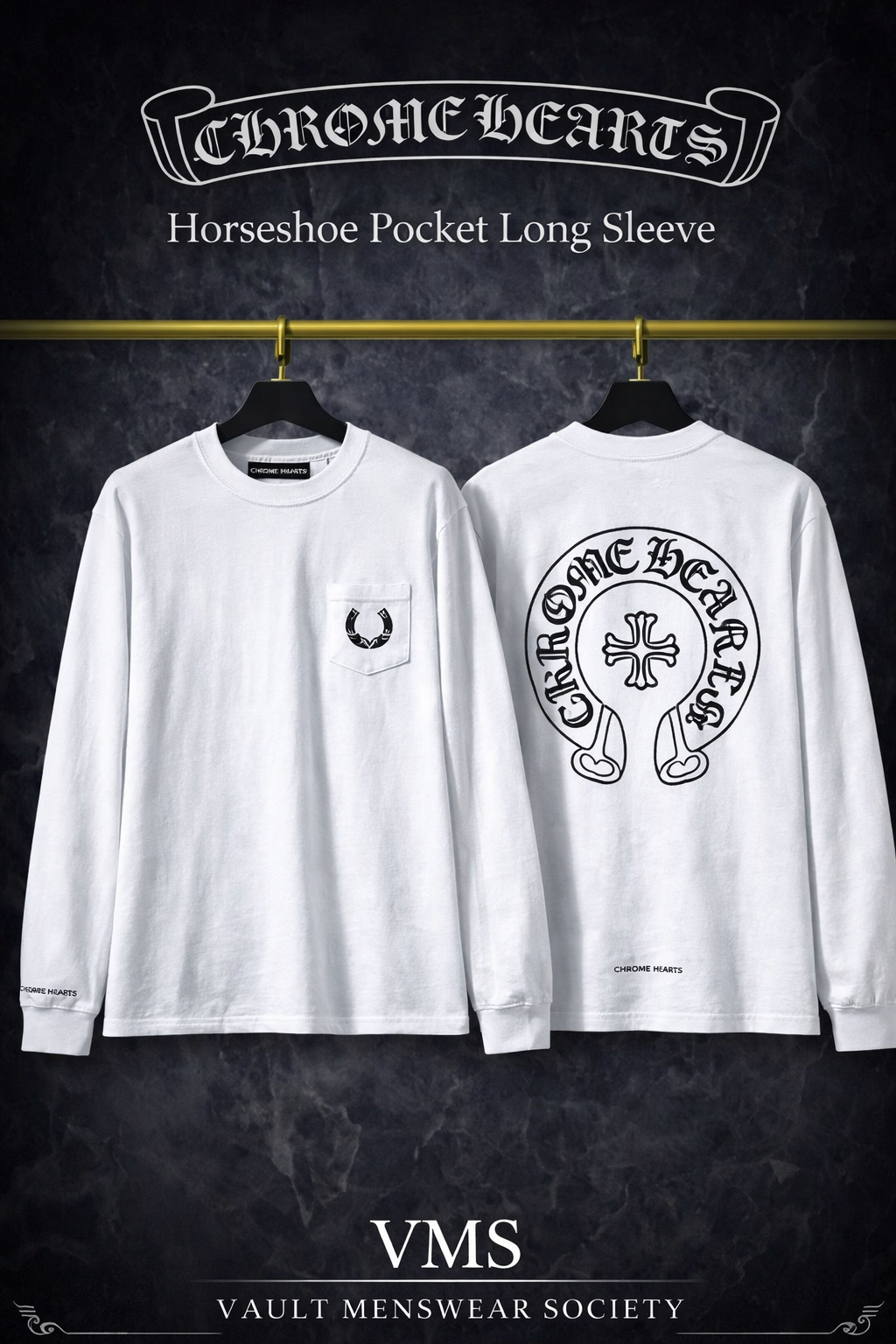 Chrome Hearts Signature Long Sleeve Raglan TEE