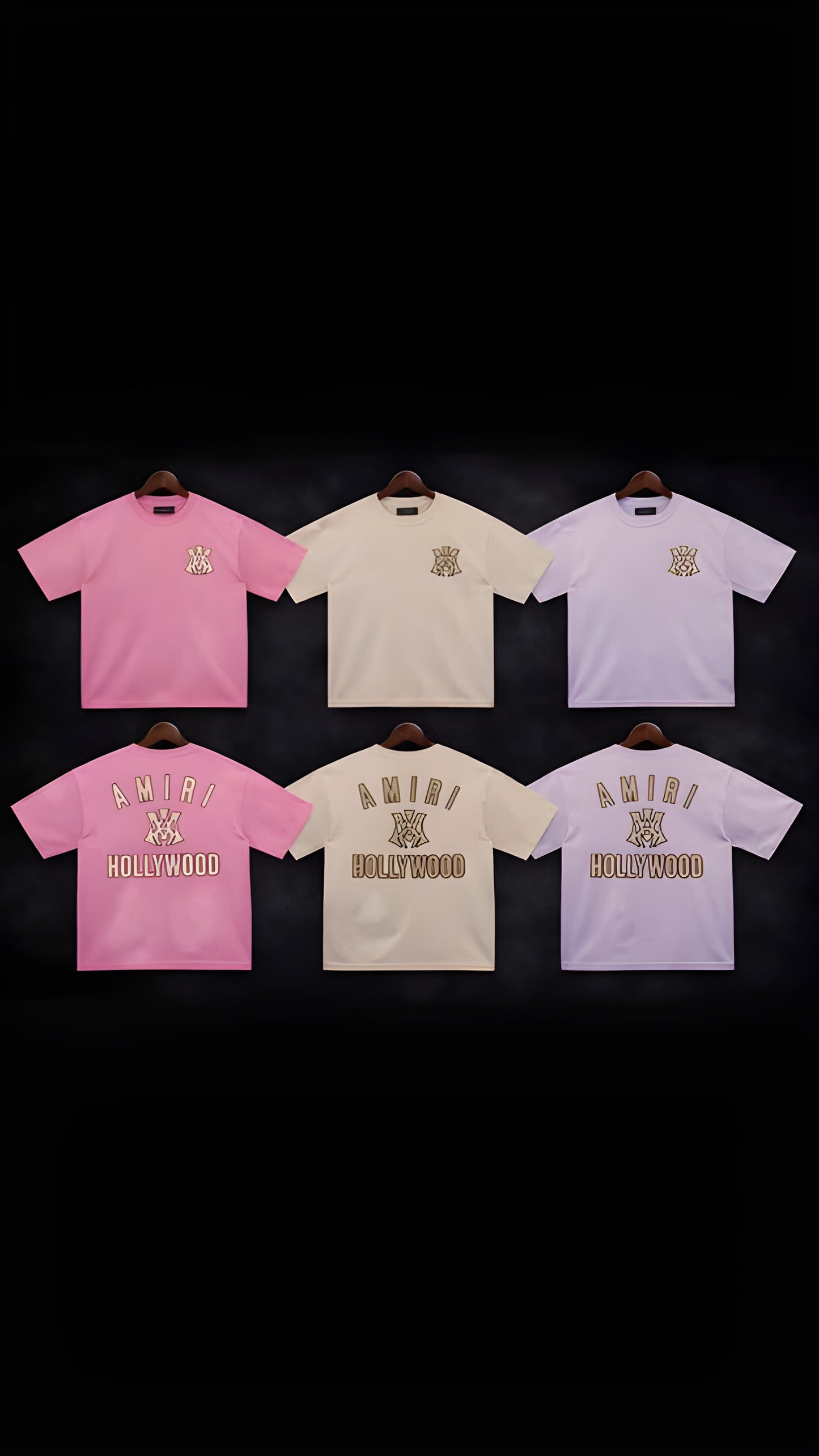 Amiri Hollywood Logo T-Shirt