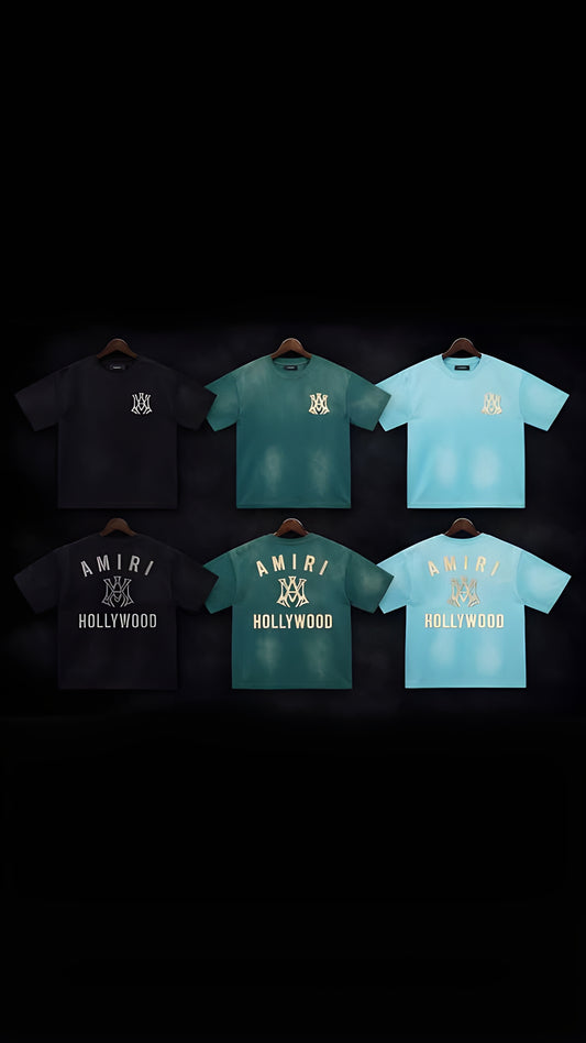 Amiri Hollywood Logo T-Shirt
