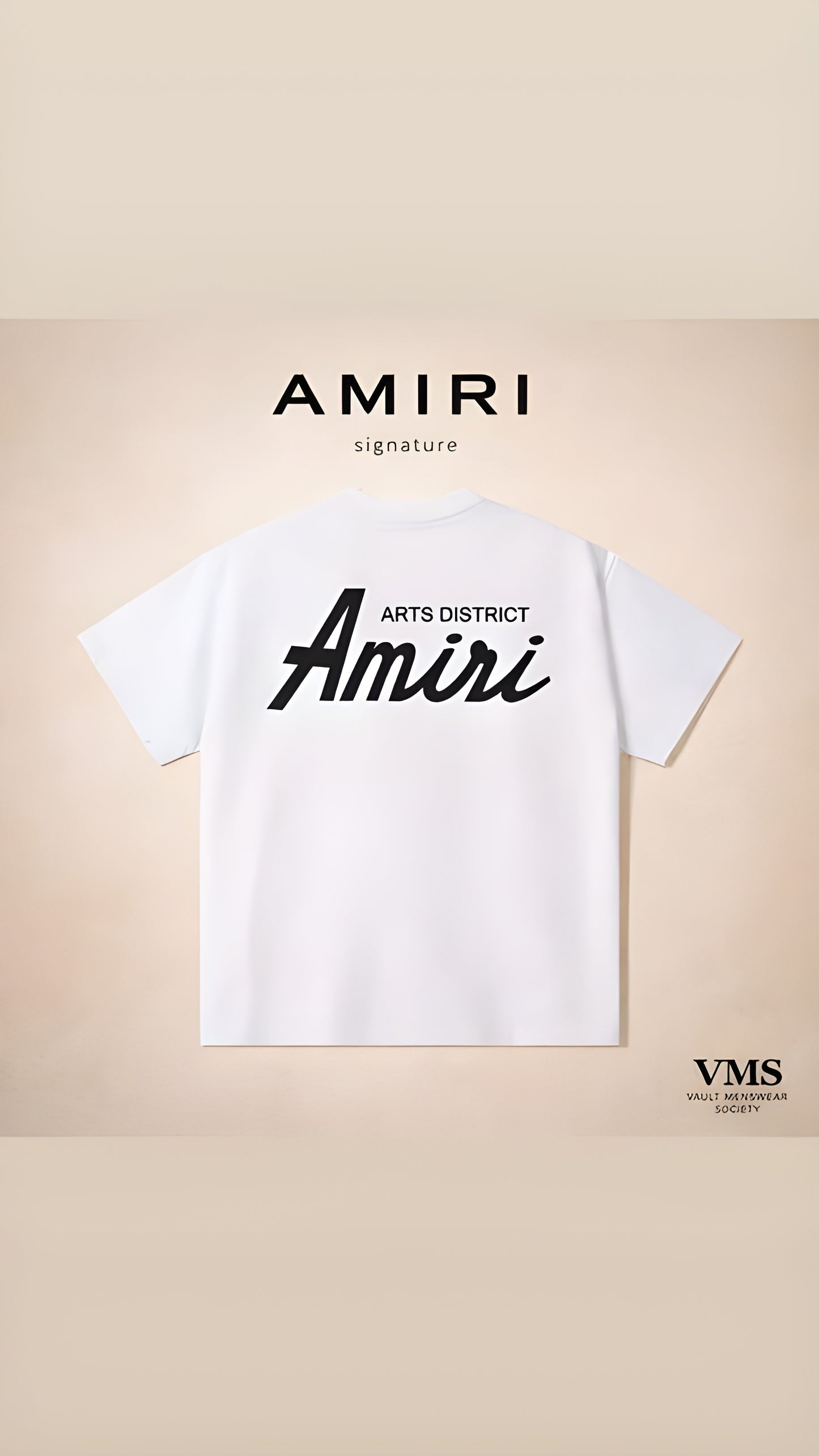 Amiri Hollywood Logo T-Shirt