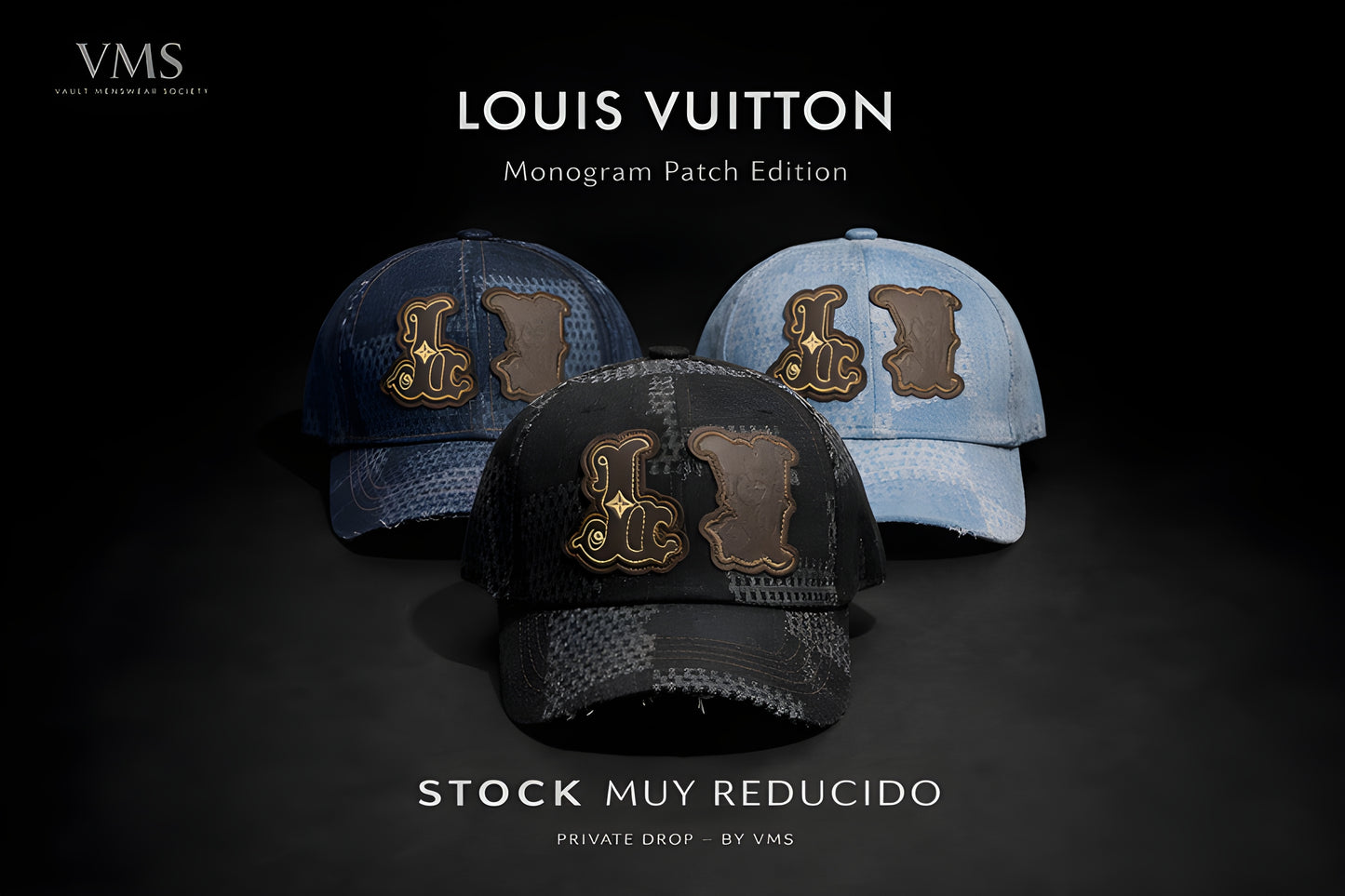 Louis Vuitton Distressed LV Cap